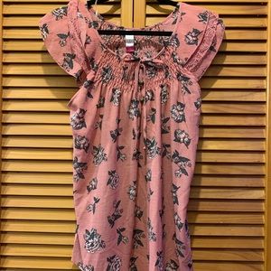 Floral summer blouse